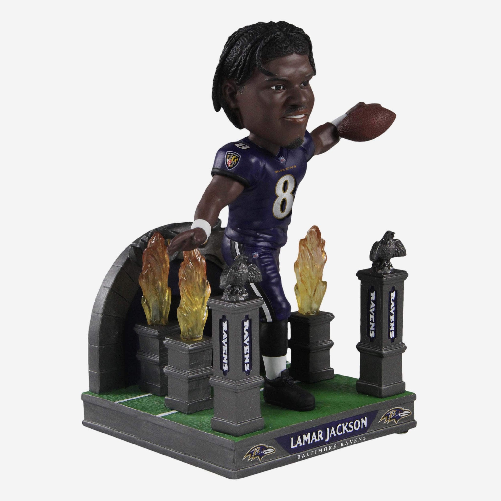 Lamar Jackson (Baltimore Ravens) NFL Spinning Base Bobblehead by FOCO -  CLARKtoys