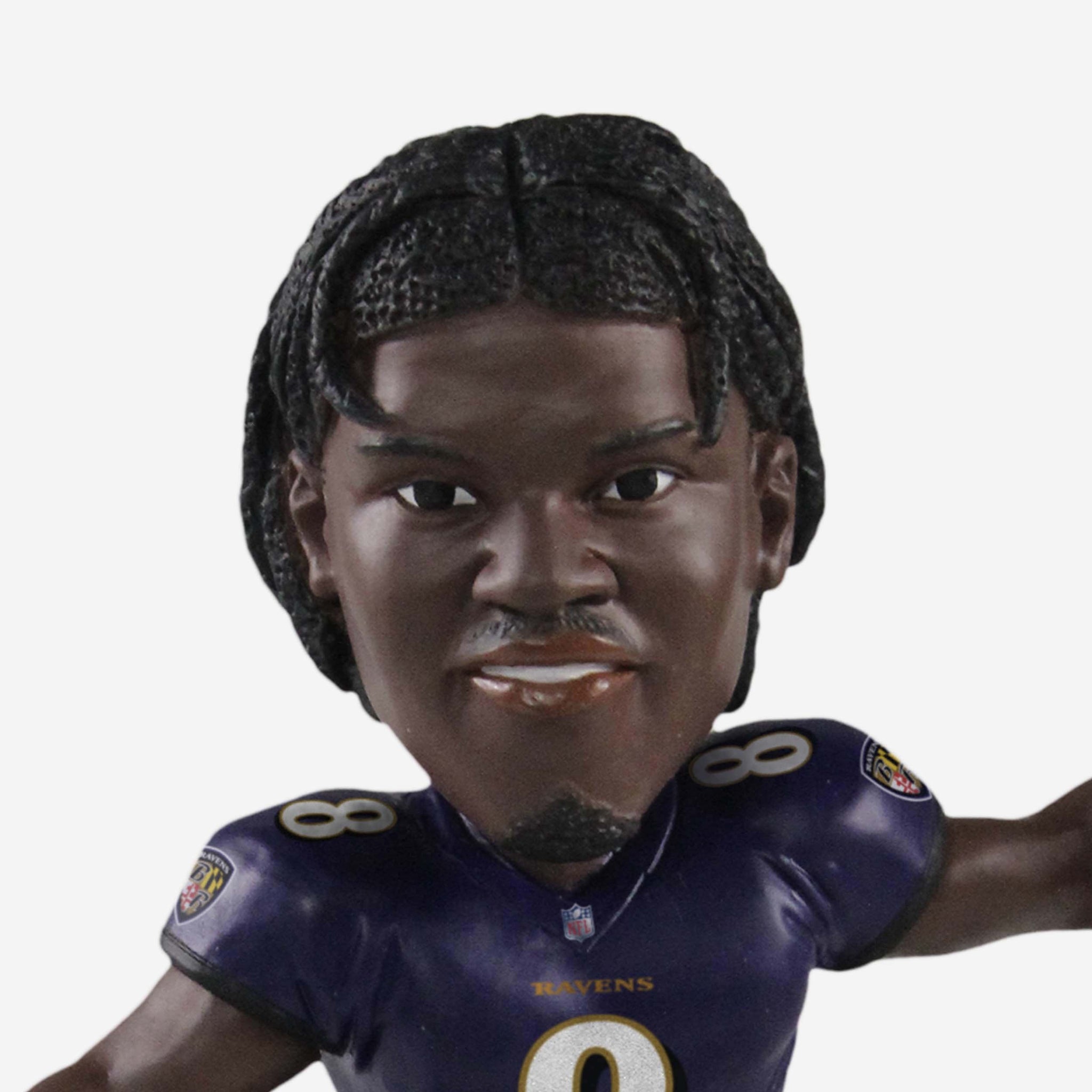 Lamar Jackson Baltimore Ravens 2023 Training Camp Mini Bobblehead Scen FOCO