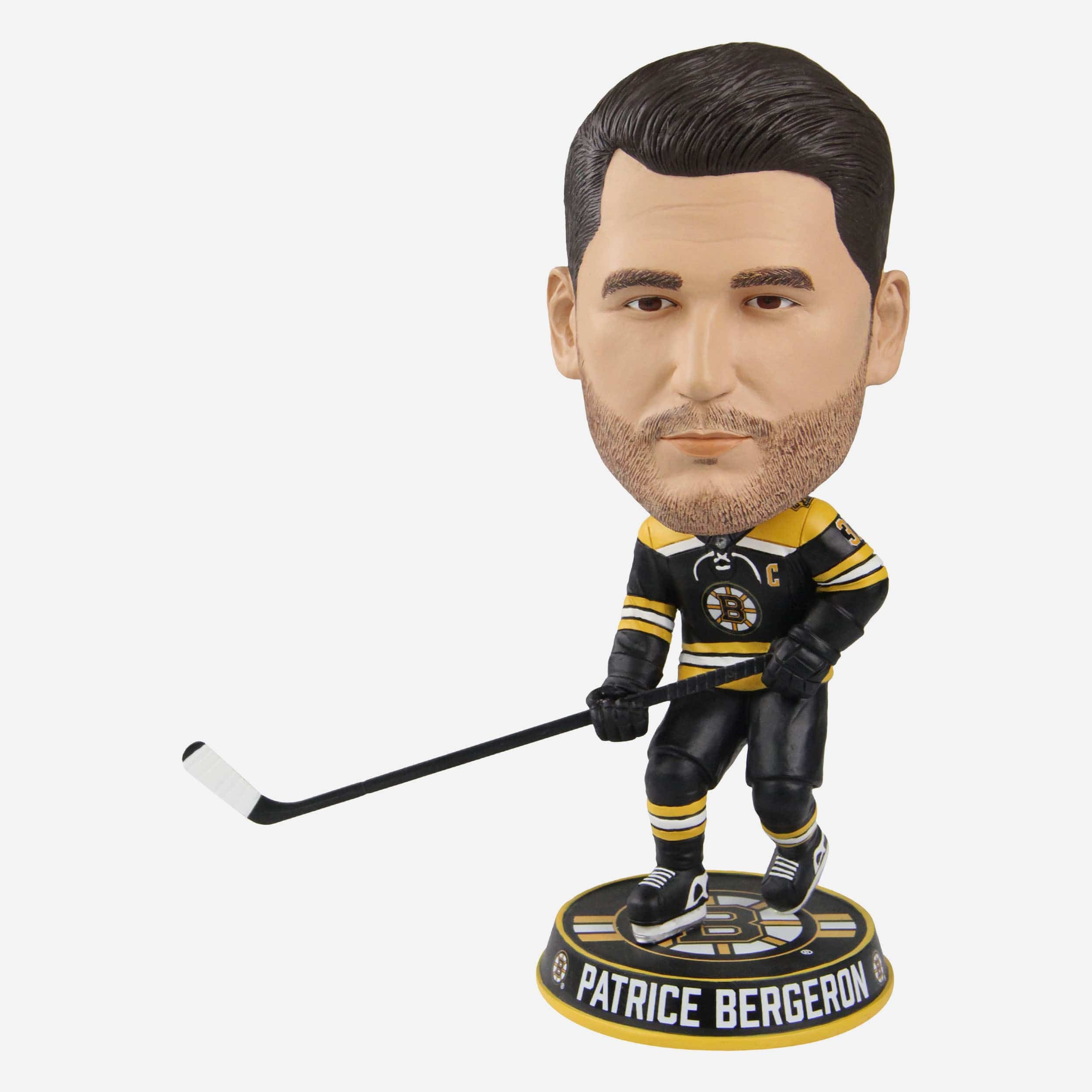 Patrice Bergeron of the Boston Bruins poses for a portrait before the in  2023