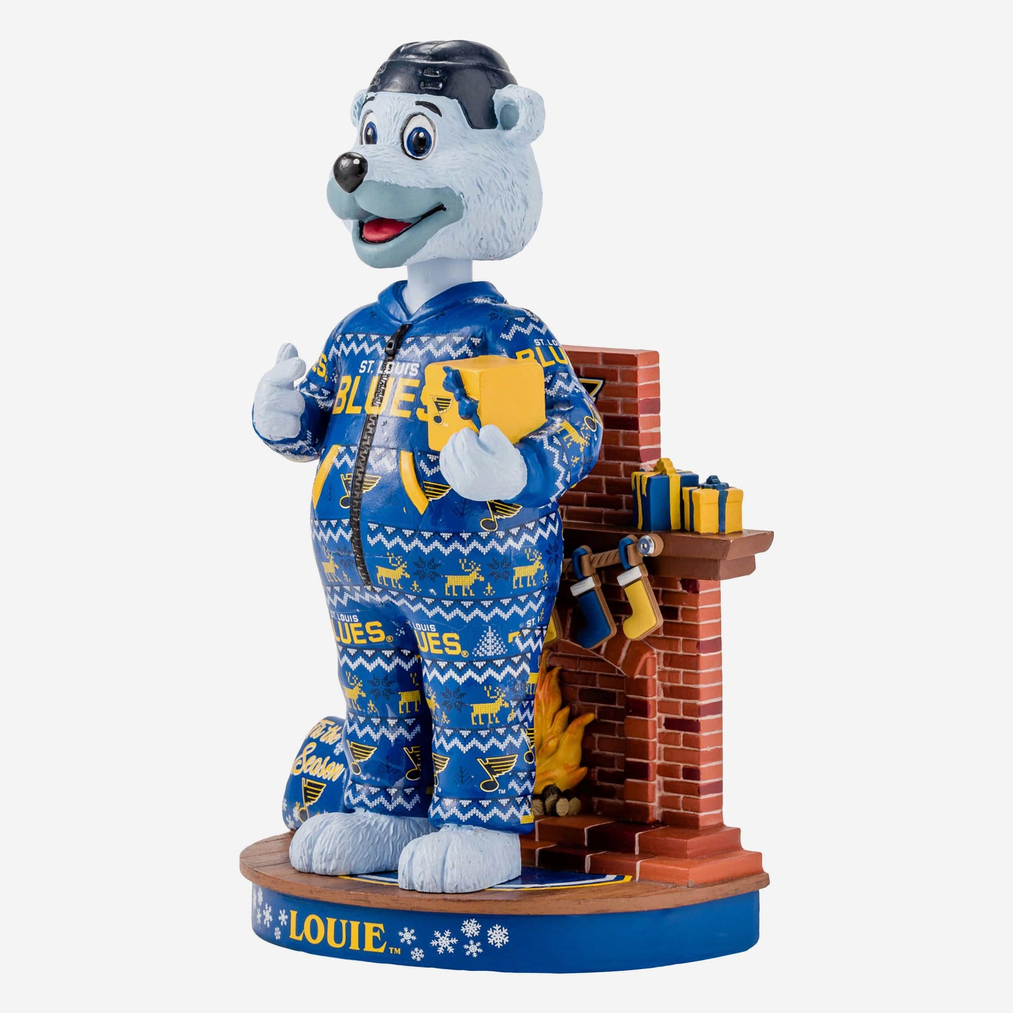 St. Louis Blues Louie Mascot Bobblehead - Collectible Bobbleheads