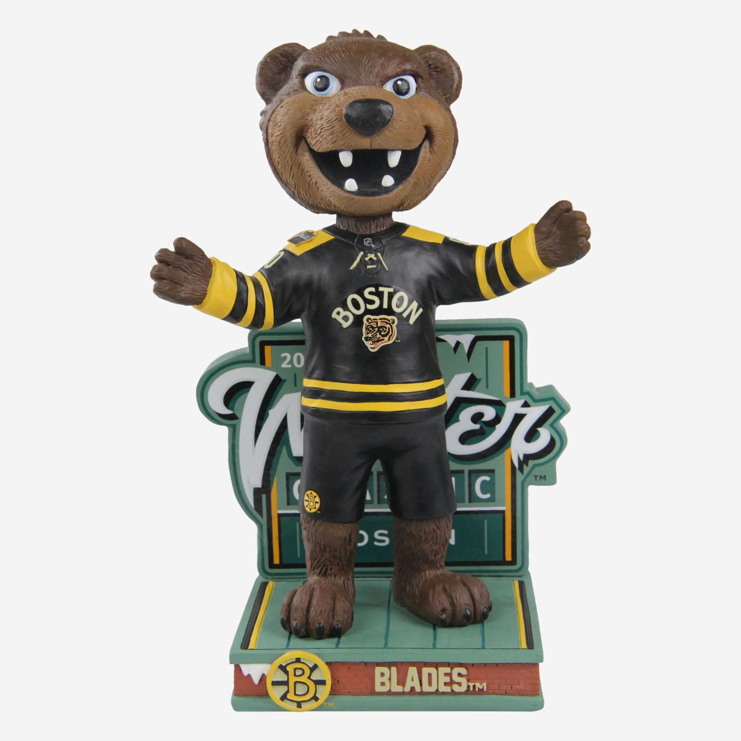 Carlton The Bear Toronto Maple Leafs Mascot Heritage Classic Bobblehead Officially Licensed by NHL