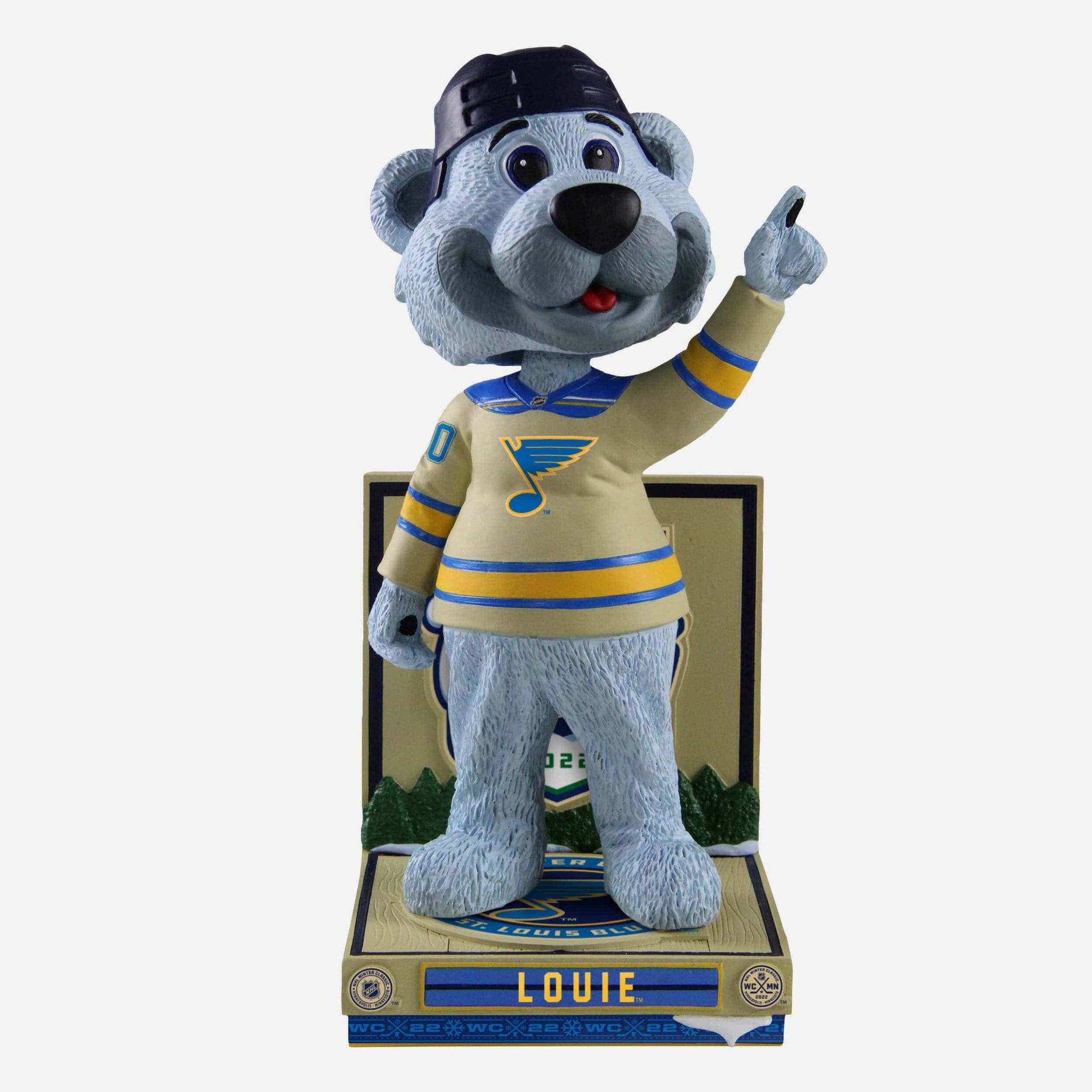 Louie - St. Louis Blues Mascot - Today is the day! Best of luck to