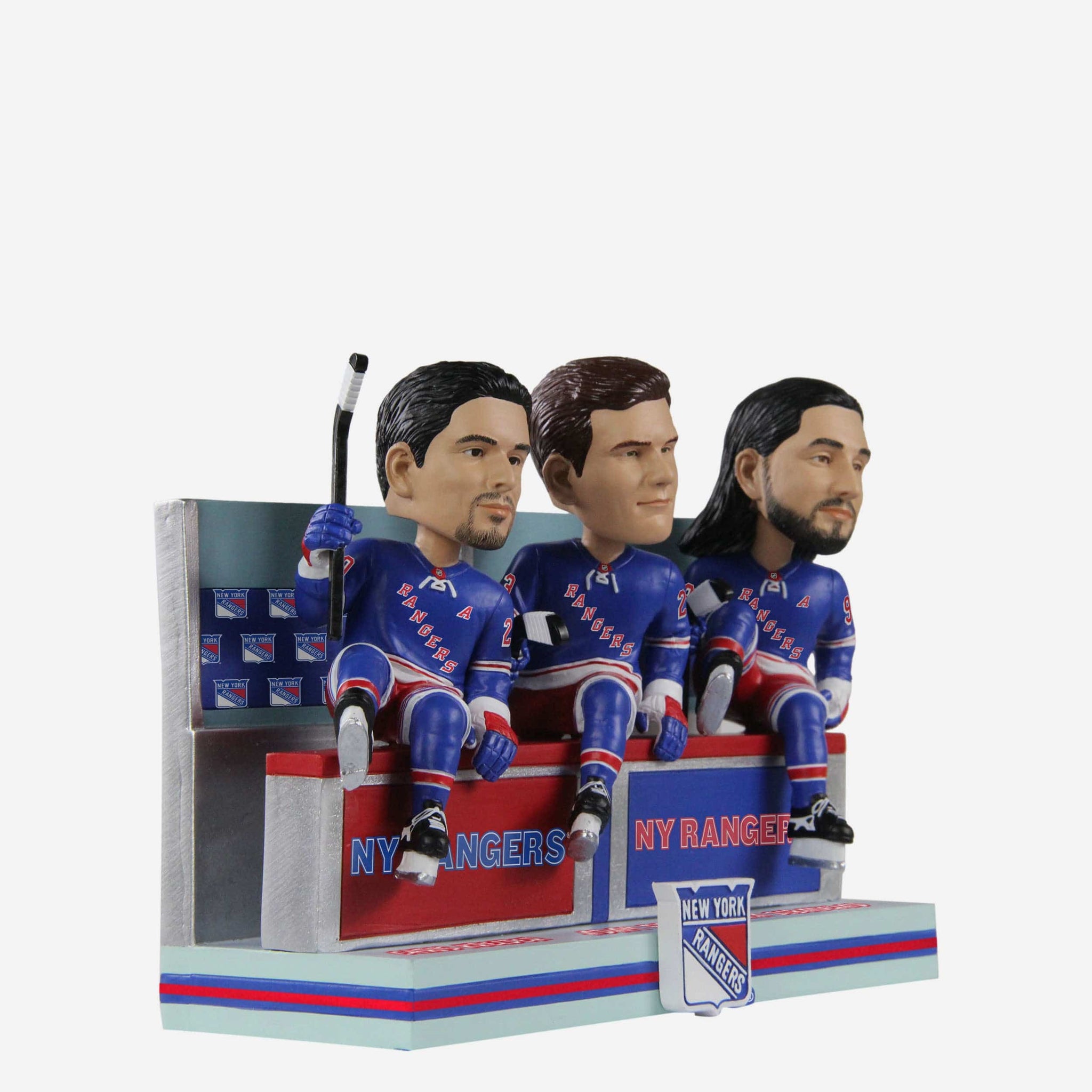 Mika Zibanejad & Adam Fox & Chris Kreider New York Rangers 