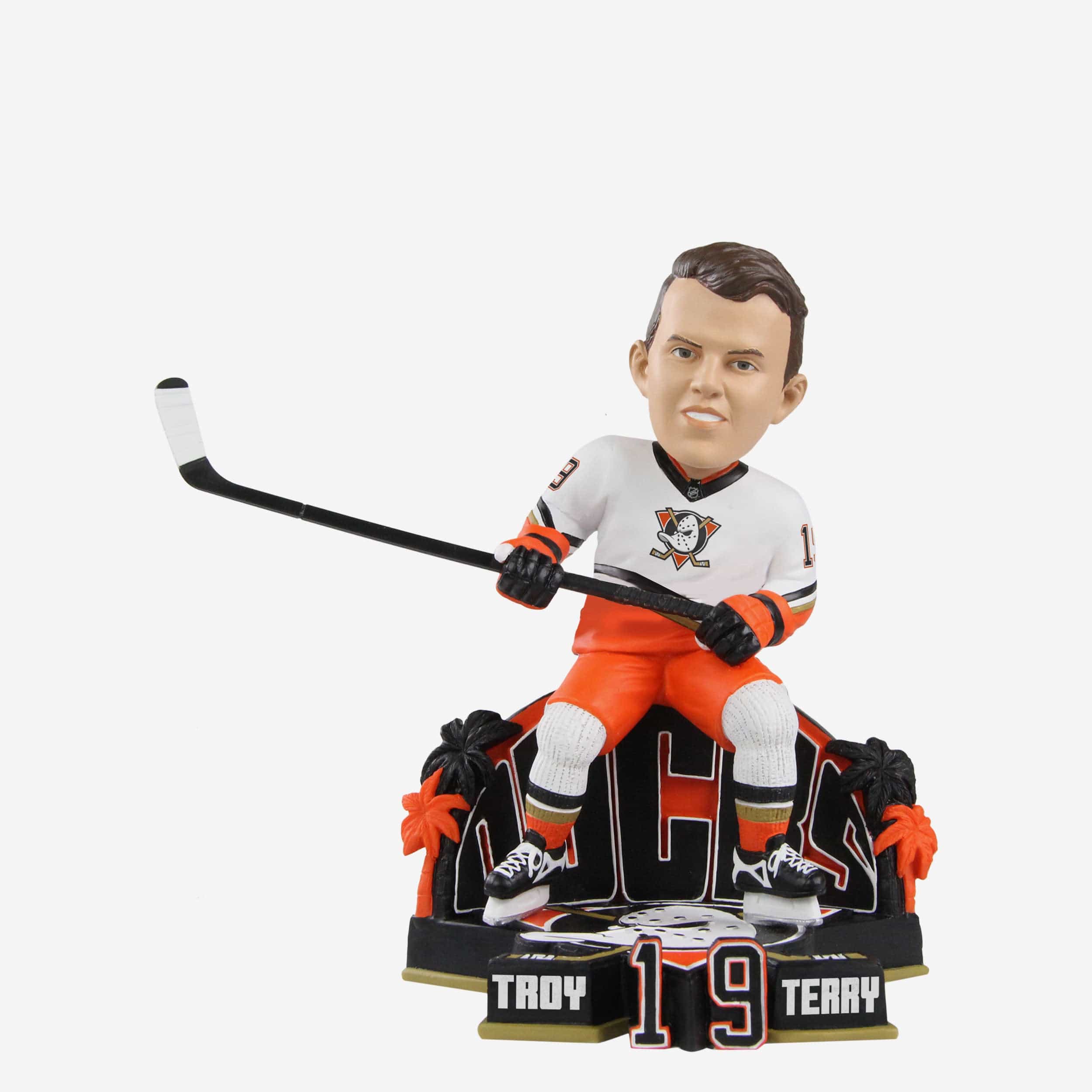 Troy Terry Anaheim Ducks Reverse Retro Jersey Bobblehead FOCO