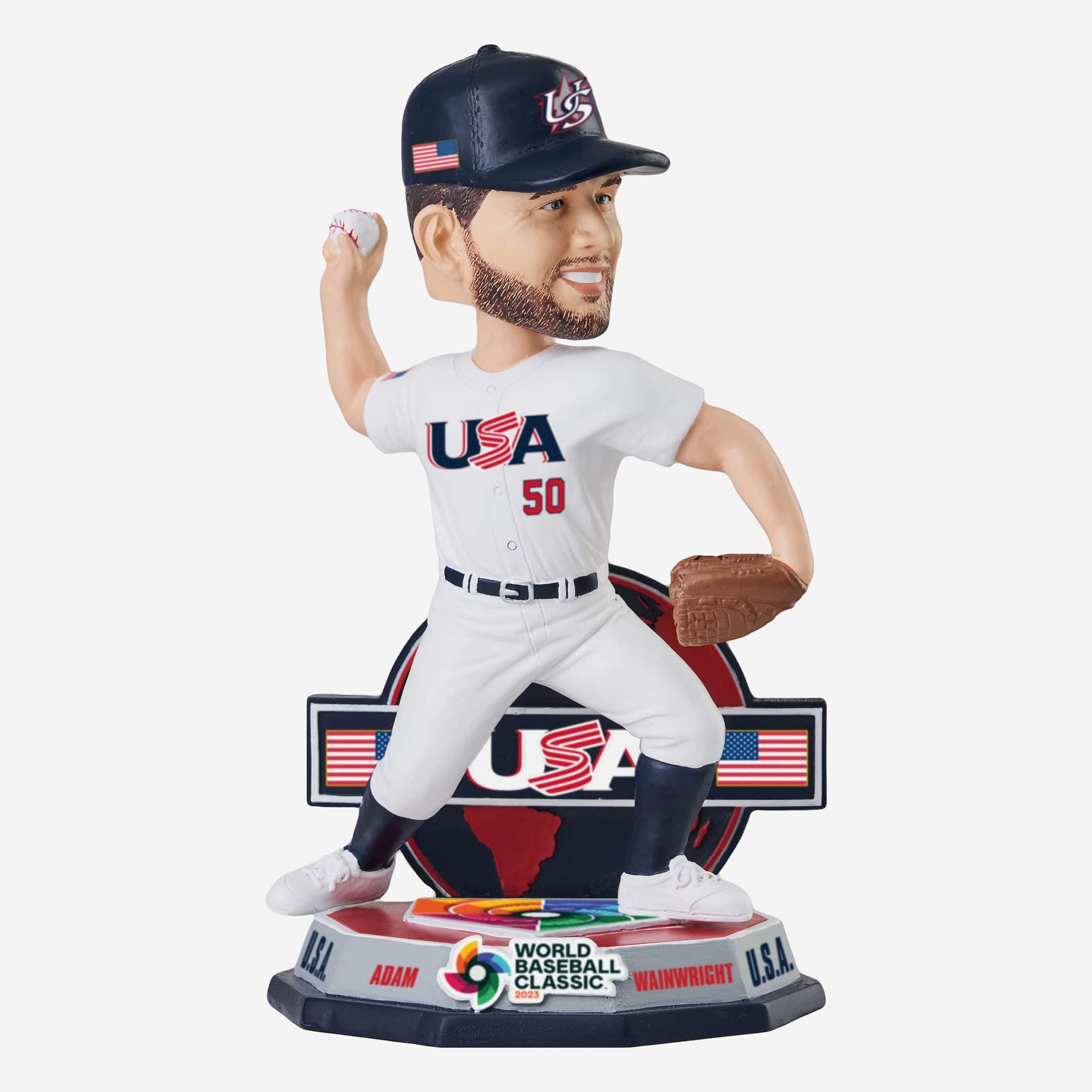 Adam Wainwright St Louis Cardinals 2023 MLB London Series Bobblehead Officially Licensed by MLB