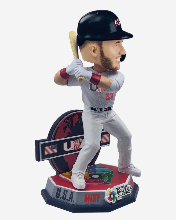 Mike Trout USA 2023 World Baseball Classic Fielding Bobblehead FOCO