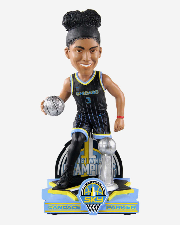 Candace Parker Chicago Sky 2021 WNBA Champions Bobblehead FOCO - FOCO.com