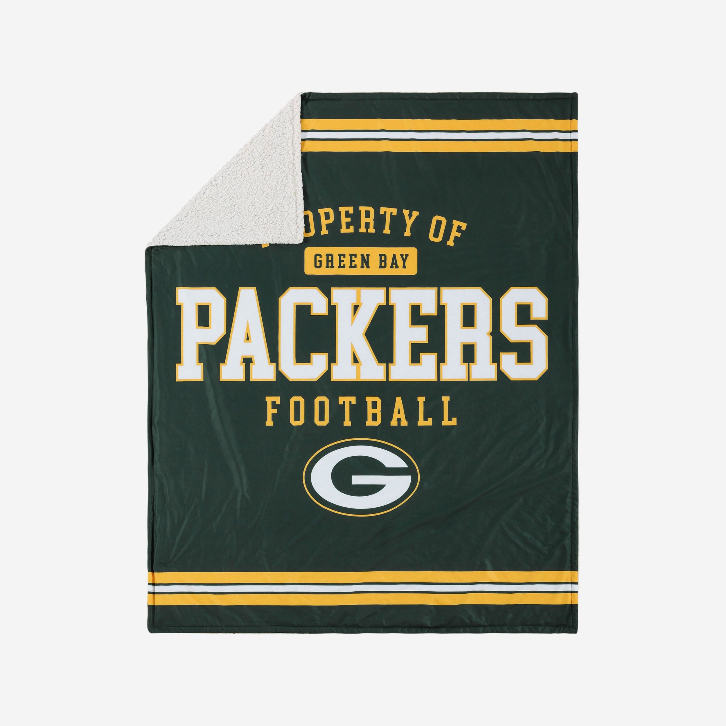 Green Bay Packers 60'' x 70'' Snowman Sherpa Holiday Throw Blanket