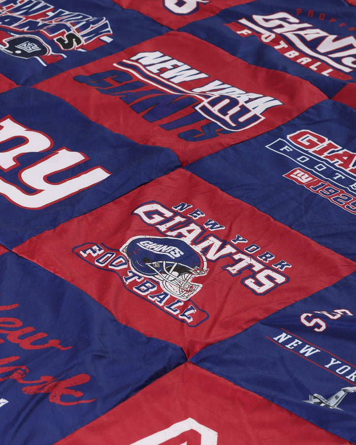 New York Giants Team Pride Patches Quilt FOCO - FOCO.com