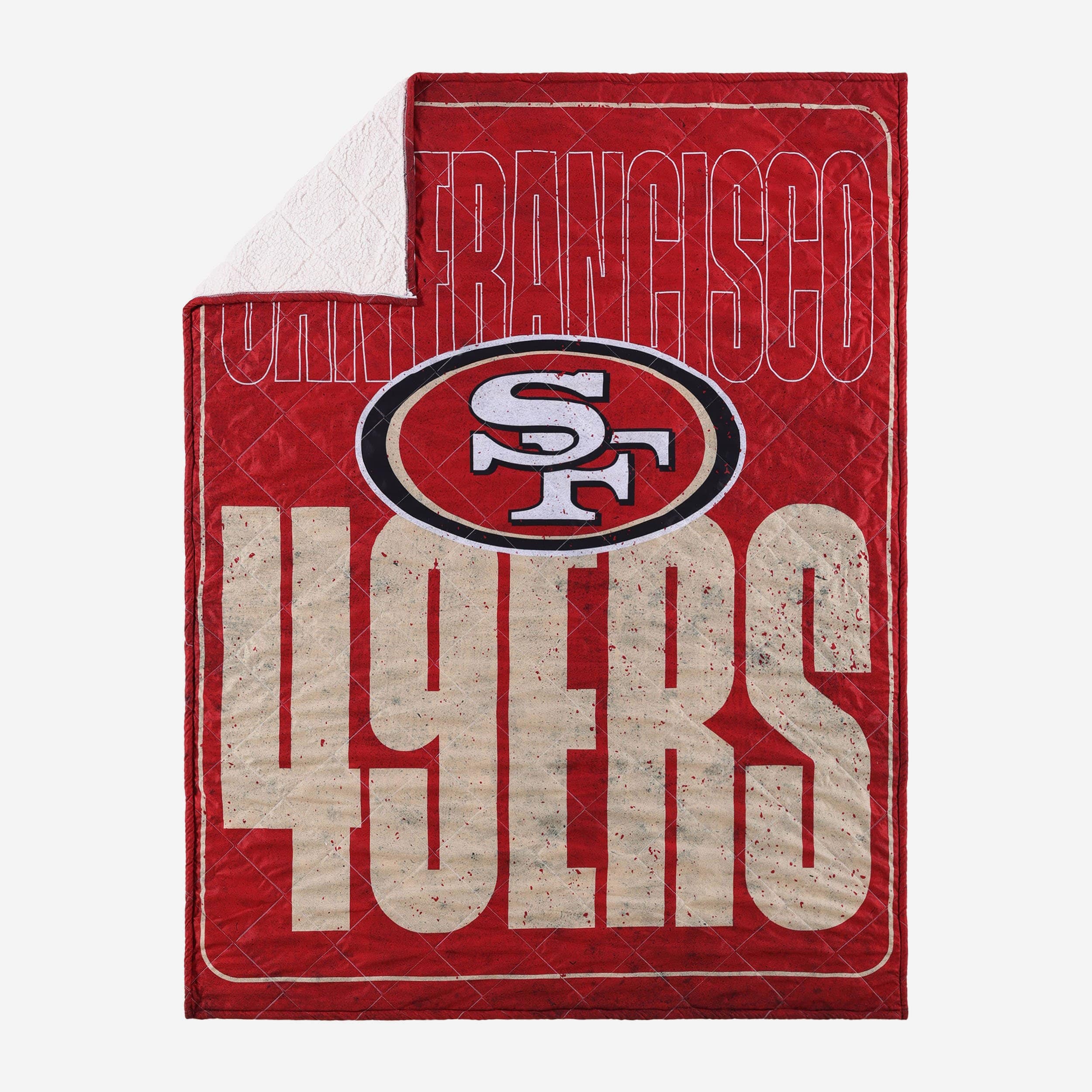 San Francisco 49ers 60'' x 70'' Silk Touch Sherpa Throw Blanket