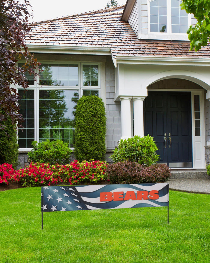 Chicago Bears Long Lawn Banner FOCO - FOCO.com