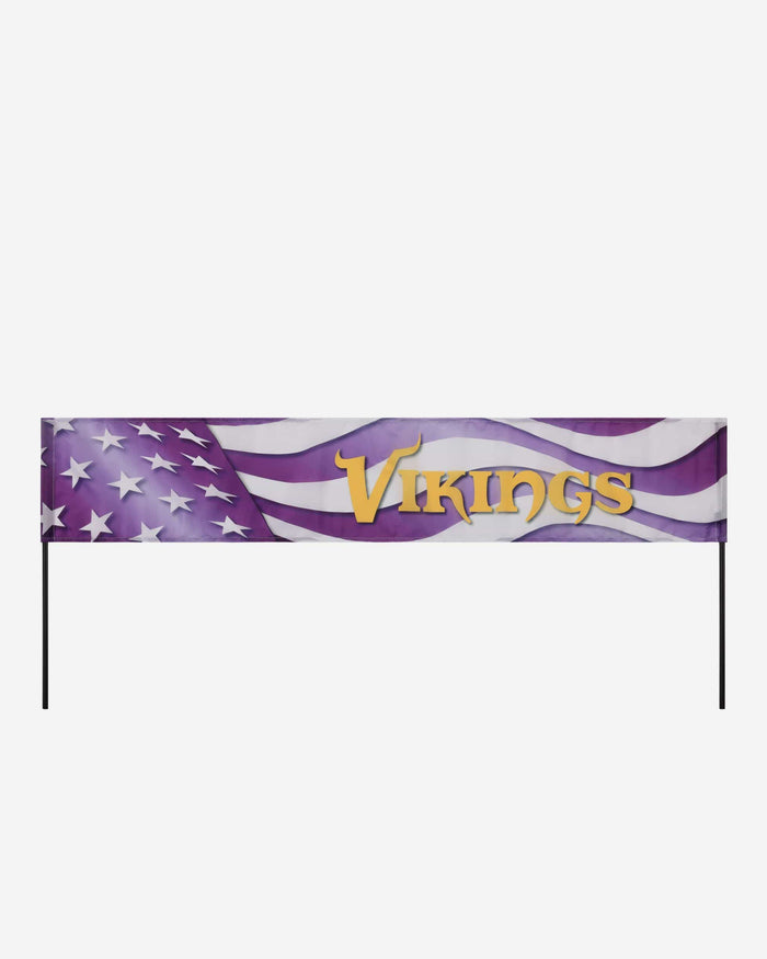 Minnesota Vikings Long Lawn Banner FOCO - FOCO.com