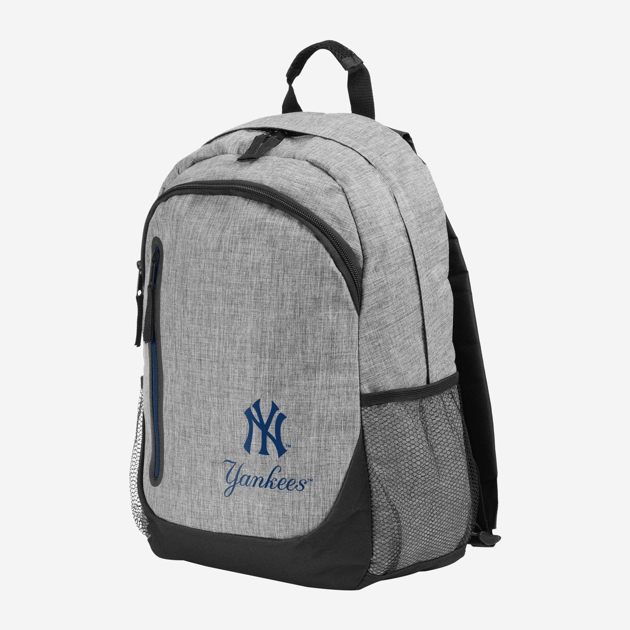 New York Yankees Heather Grey Bold Color Backpack FOCO