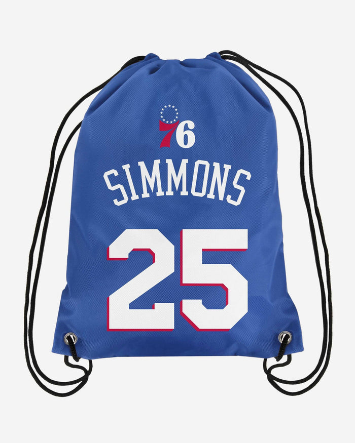 Ben Simmons Philadelphia 76ers Player Drawstring Backpack FOCO - FOCO.com