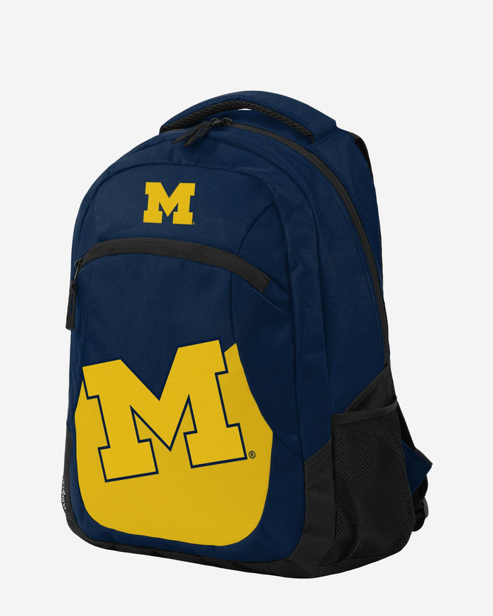 Michigan Wolverines Colorblock Action Backpack FOCO - FOCO.com