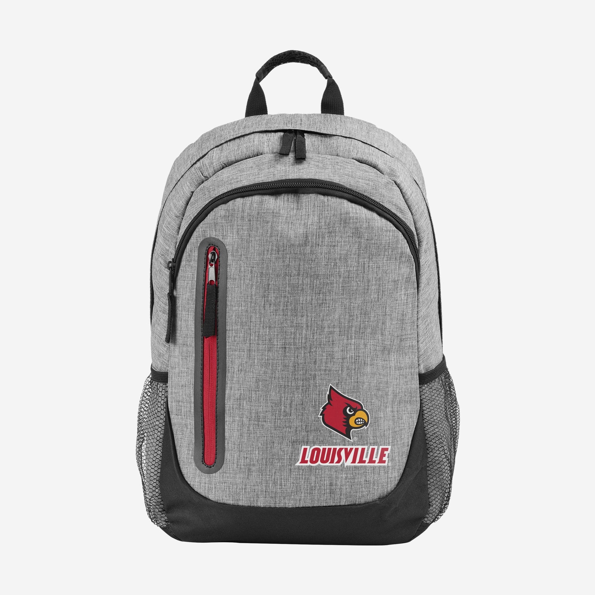 Louisville Cardinals NCAA Heather Grey Bold Color Backpack