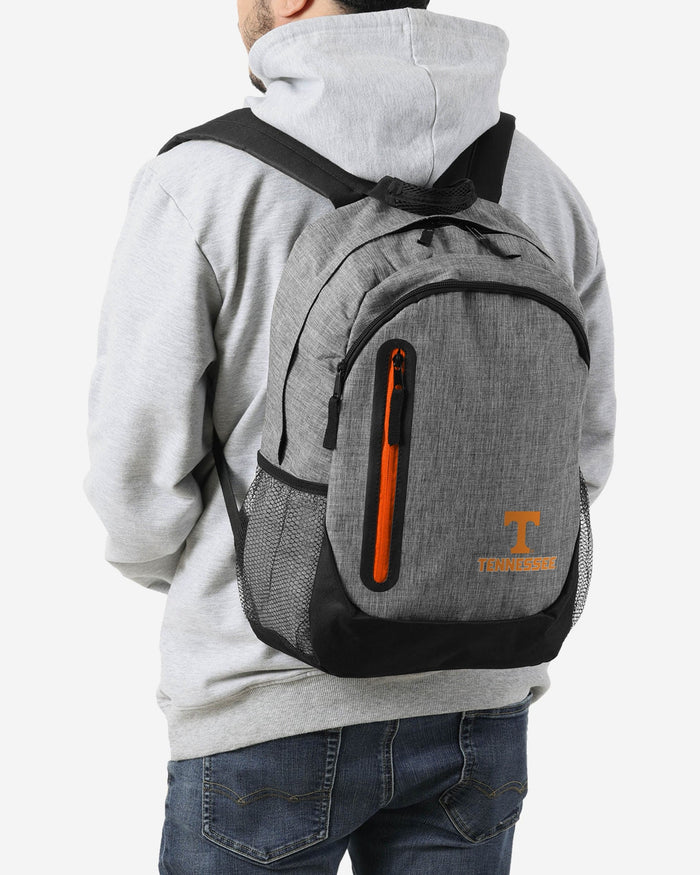 Tennessee Volunteers Heather Grey Bold Color Backpack FOCO - FOCO.com