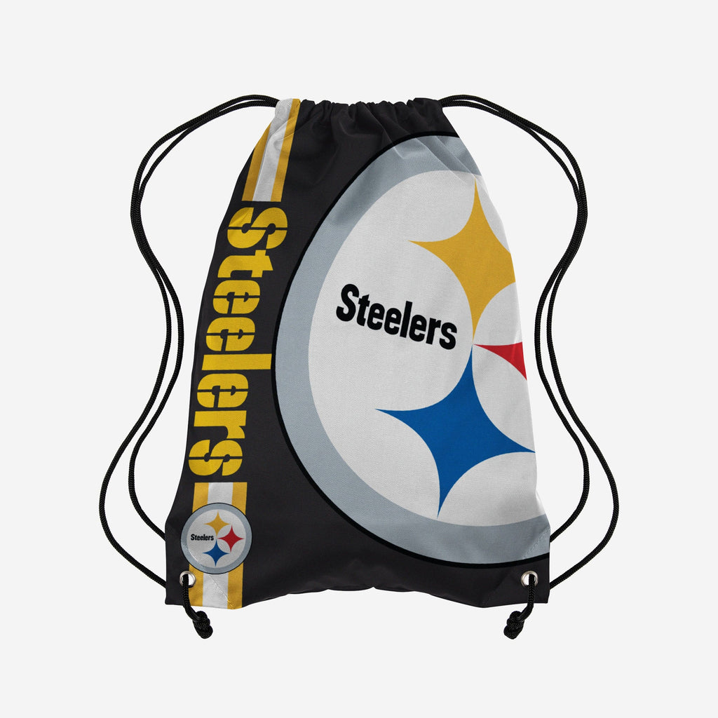 Pittsburgh Steelers Big Logo Drawstring Backpack FOCO