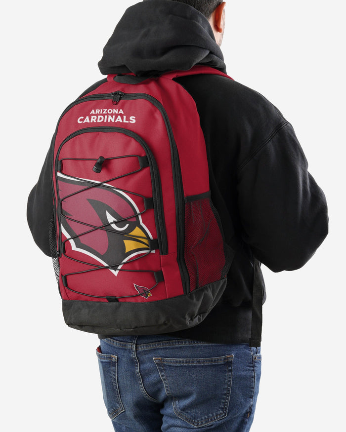 Arizona Cardinals Big Logo Bungee Backpack FOCO - FOCO.com