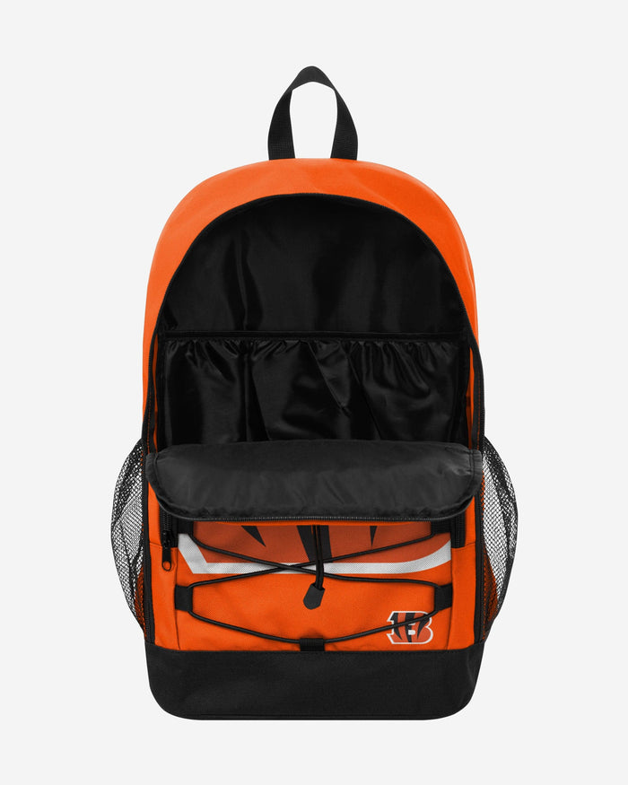 Cincinnati Bengals Big Logo Bungee Backpack FOCO - FOCO.com