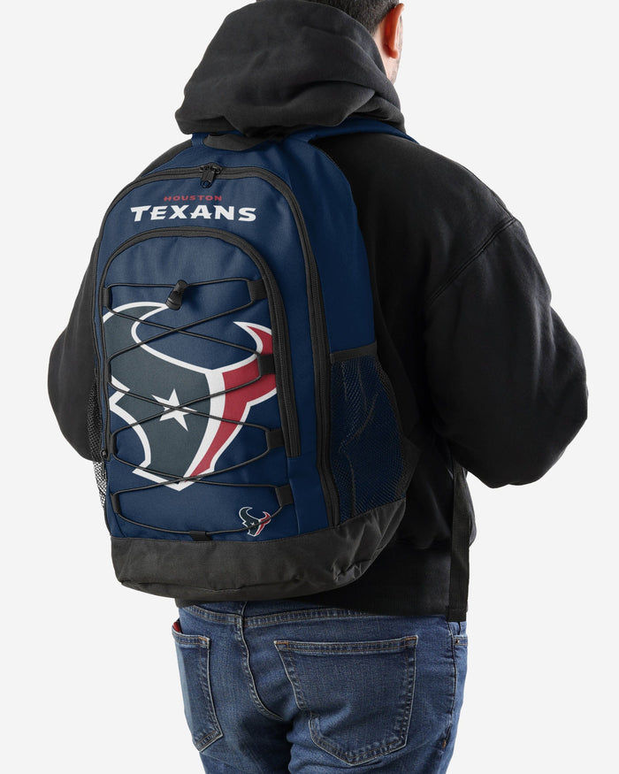 Houston Texans Big Logo Bungee Backpack FOCO - FOCO.com