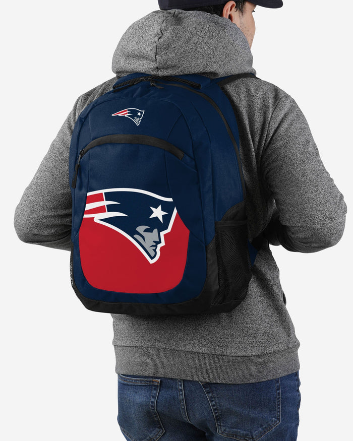 New England Patriots Colorblock Action Backpack FOCO - FOCO.com