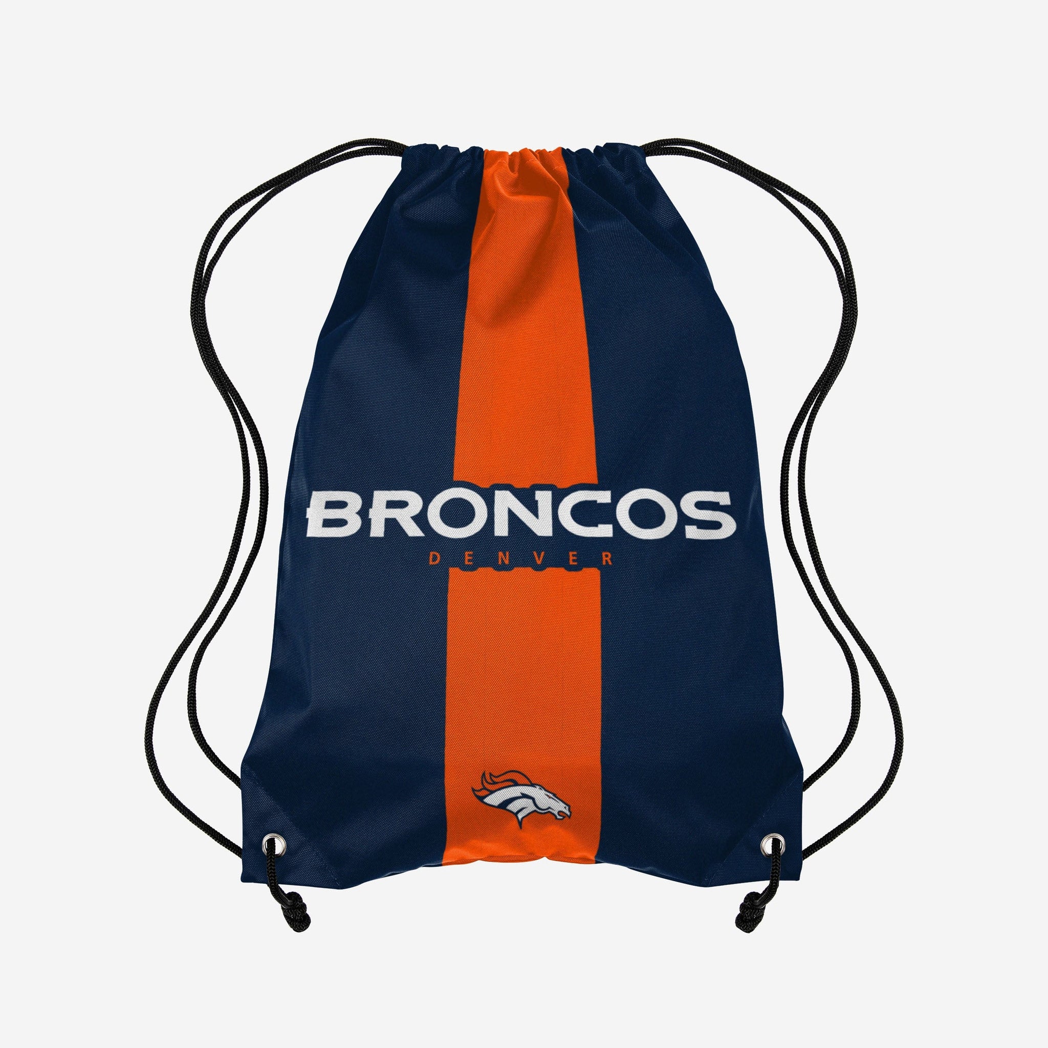 FOCO Denver Broncos NFL Big Logo Drawstring Backpack