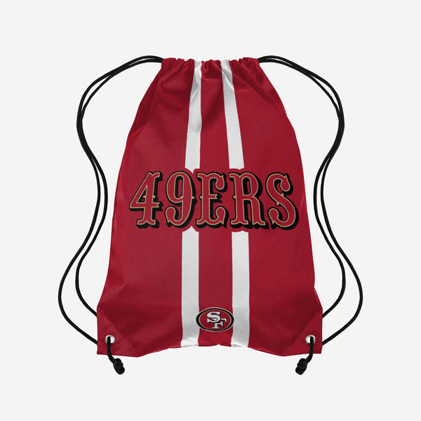 New Orleans Saints Team Stripe NFL Drawstring Backpack