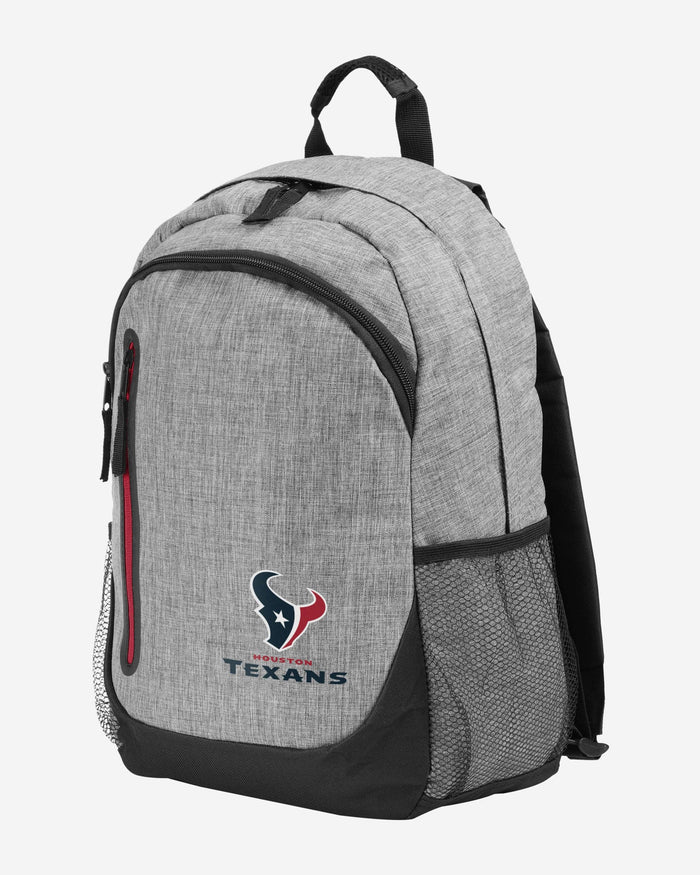 Houston Texans Heather Grey Bold Color Backpack FOCO - FOCO.com