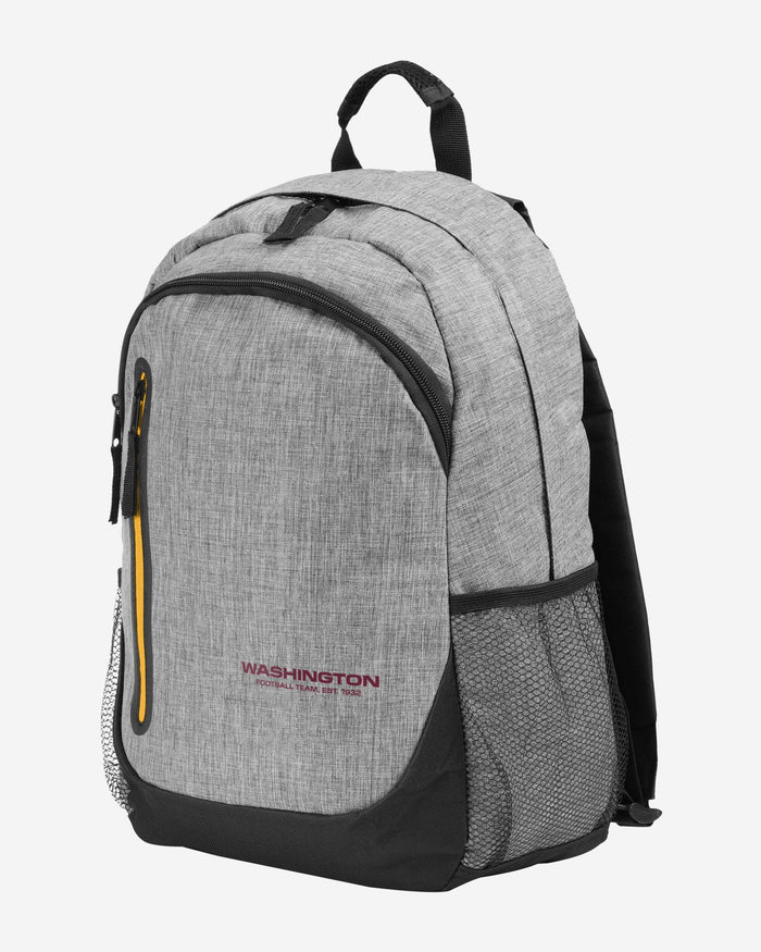 Washington Commanders Original Heather Grey Bold Color Backpack FOCO - FOCO.com