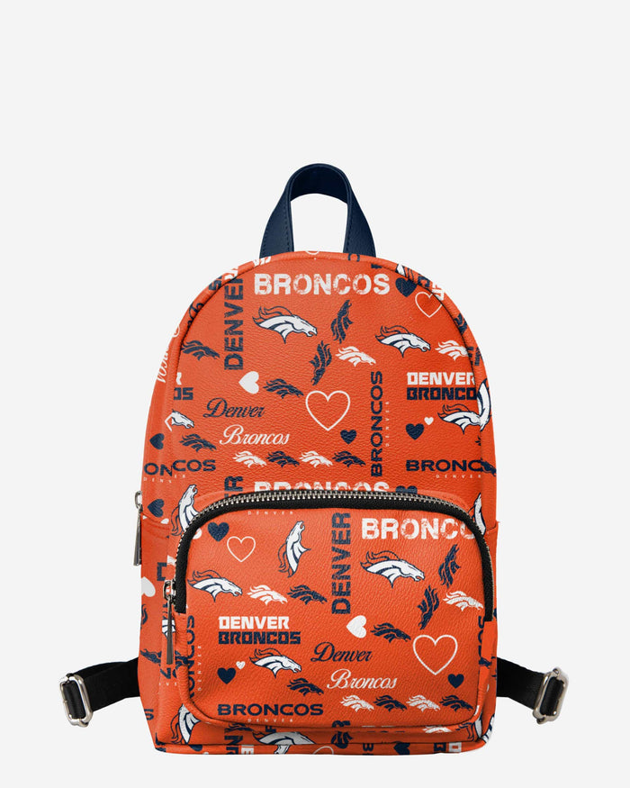 Denver Broncos Logo Love Mini Backpack FOCO - FOCO.com