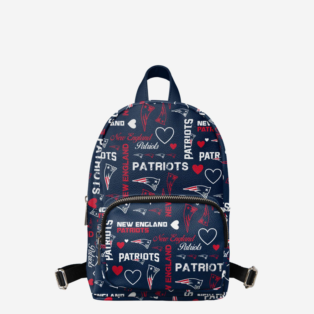 New England Patriots Logo Love Mini Backpack FOCO - FOCO.com