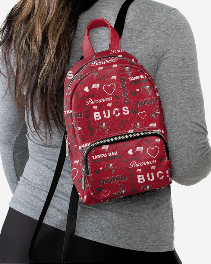 Tampa Bay Buccaneers Logo Love Mini Backpack FOCO - FOCO.com