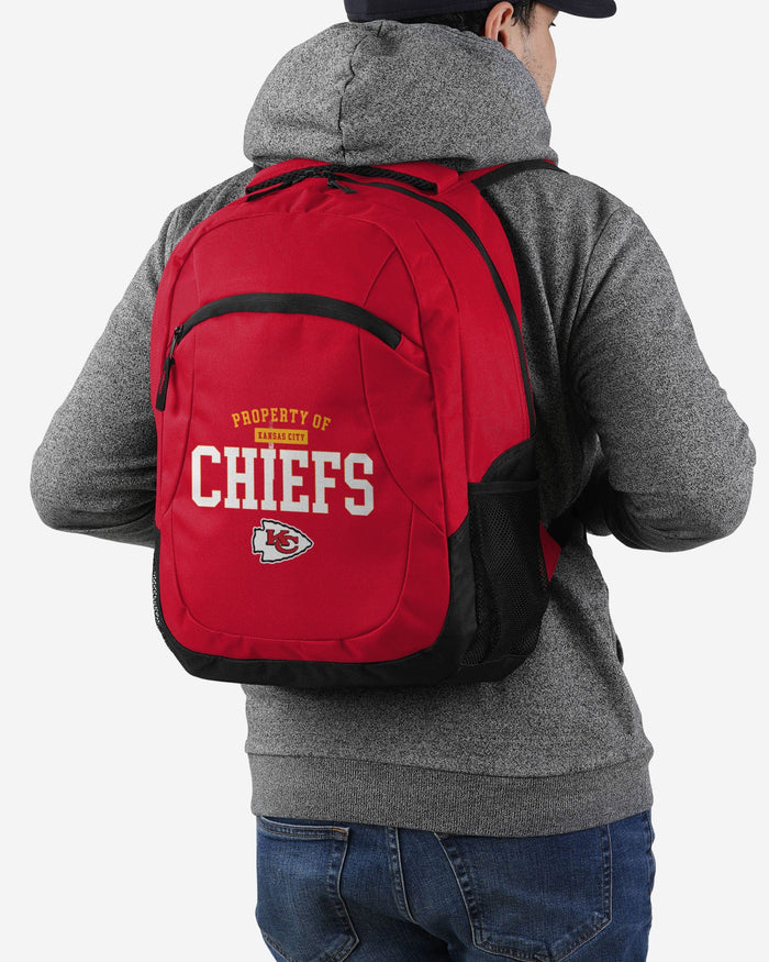 Kansas City Chiefs Property Of Action Backpack FOCO - FOCO.com