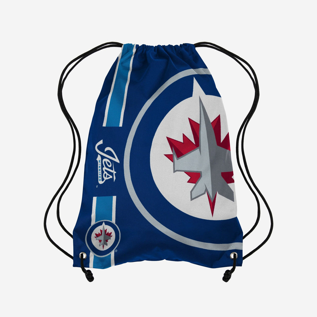 Winnipeg Jets Big Logo Drawstring Backpack FOCO - FOCO.com