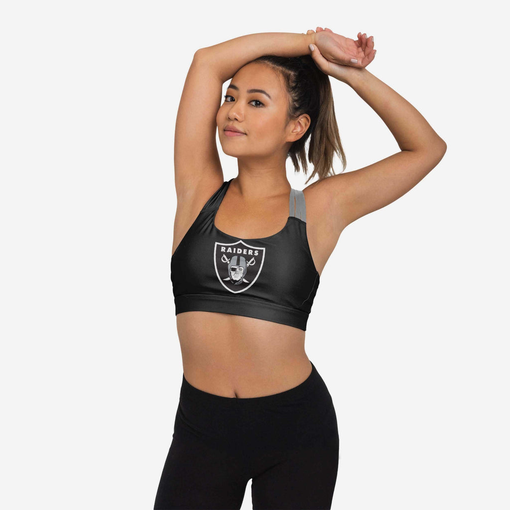 Las Vegas Raiders Womens Free Fan Sports Bra FOCO S - FOCO.com