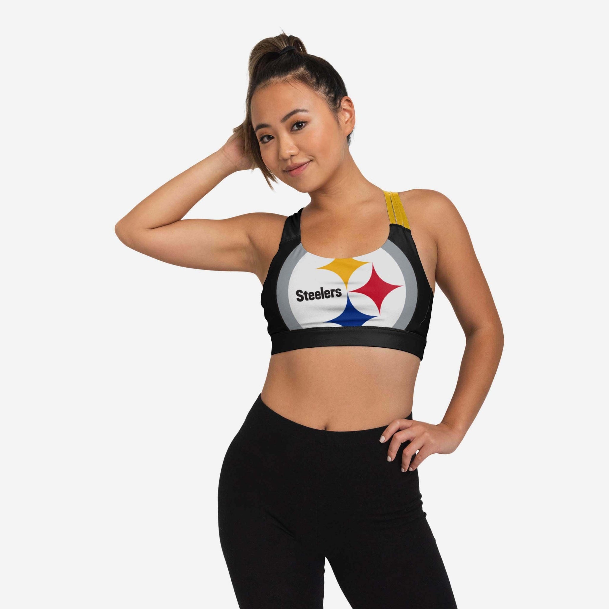 : foco NFL Womens Team Color Static Sports Bra - S : Sports &  Outdoors