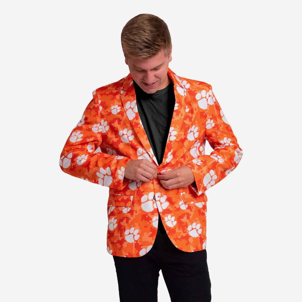 Clemson Tigers Digital Camo Suit Jacket FOCO 42 - FOCO.com