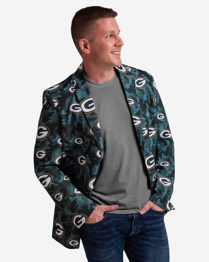 Green Bay Packers Digital Camo Suit Jacket FOCO 42 - FOCO.com