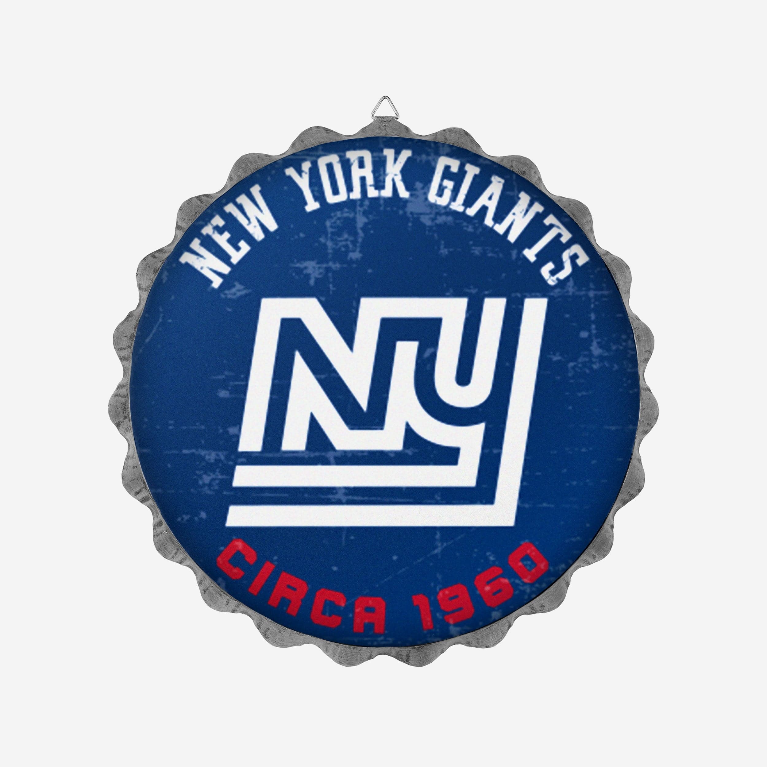 FOCO New York Giants NFL Retro Bottle Cap Wall Sign