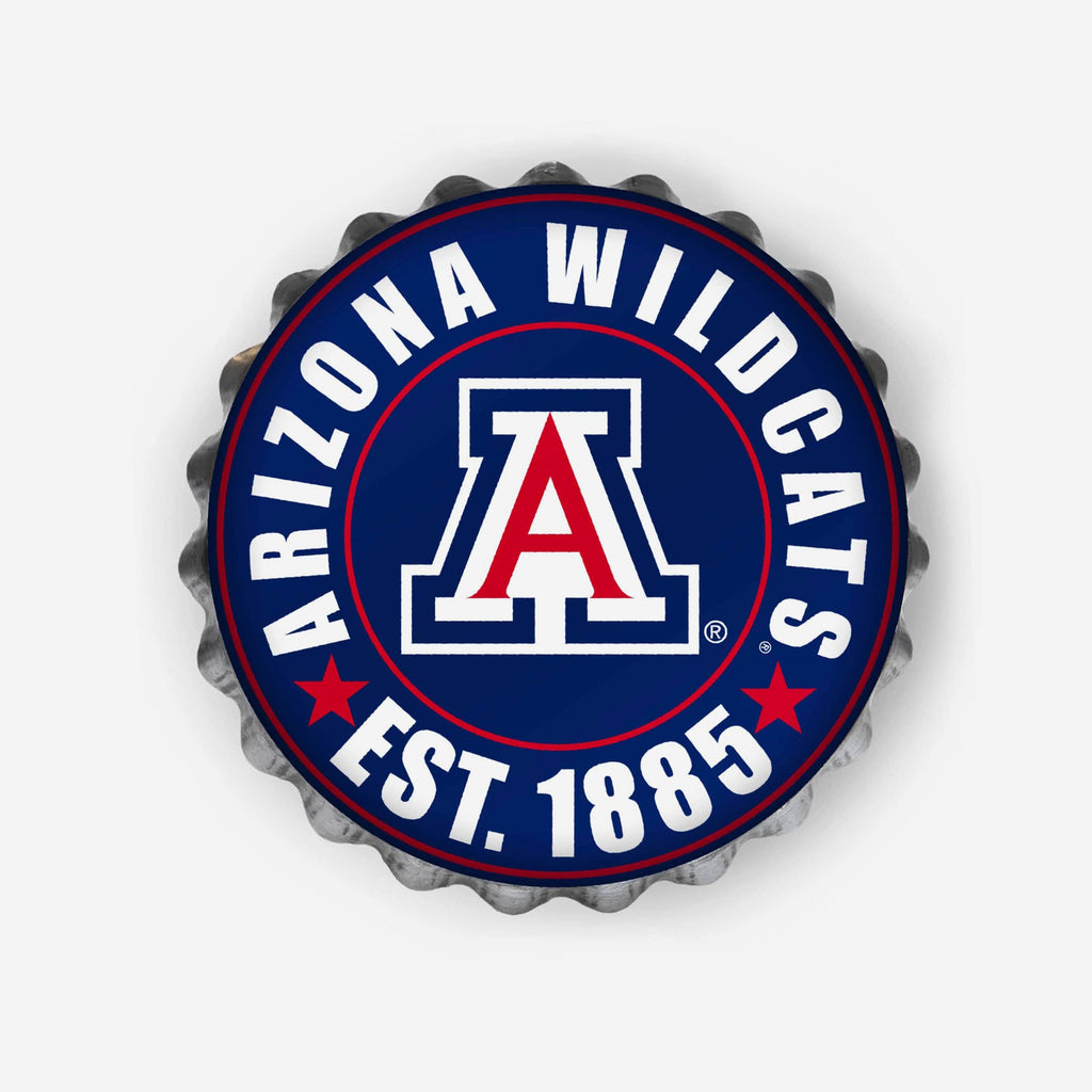 Arizona Wildcats Bottle Cap Wall Sign FOCO - FOCO.com