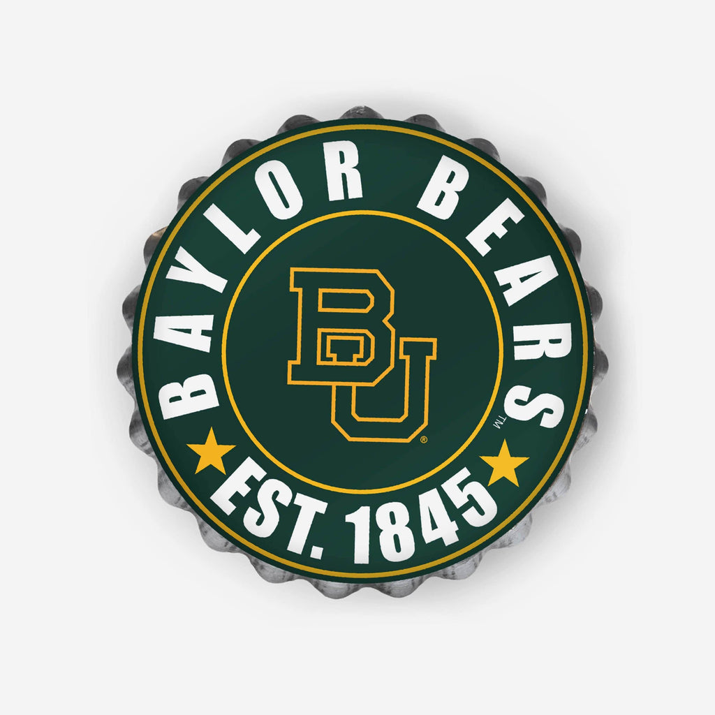 Baylor Bears Bottle Cap Wall Sign FOCO - FOCO.com