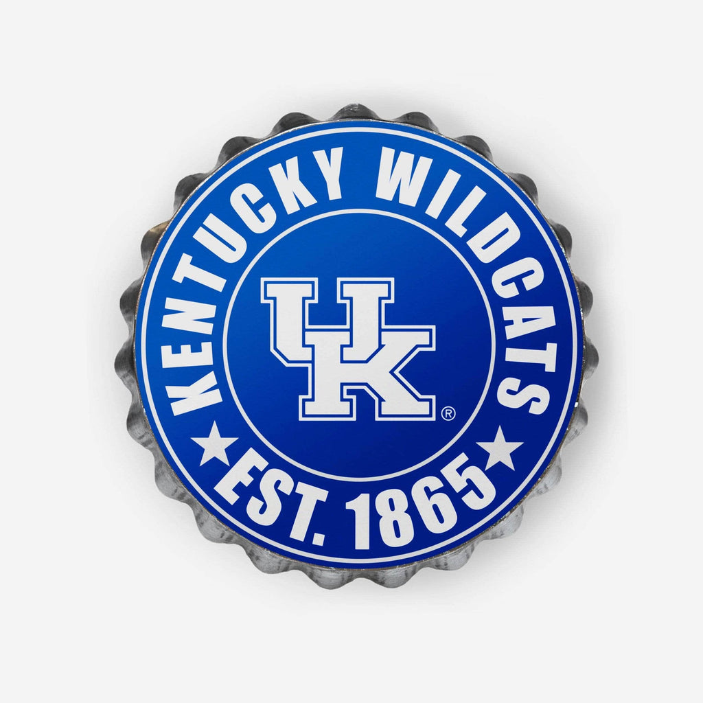 Kentucky Wildcats Bottle Cap Wall Sign FOCO - FOCO.com