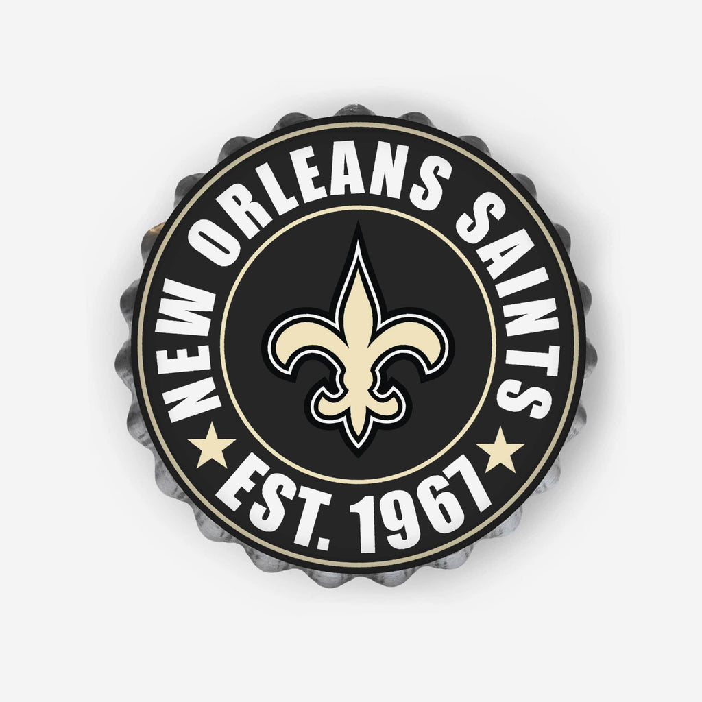 New Orleans Saints Bottle Wall Sign FOCO - FOCO.com