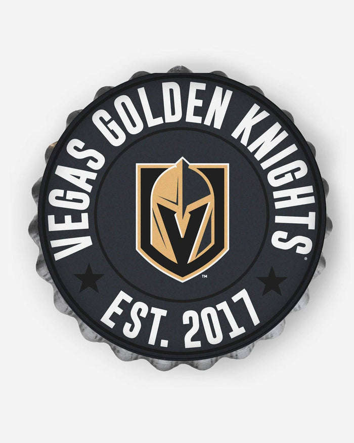 Vegas Golden Knights Bottle Cap Wall Sign FOCO - FOCO.com