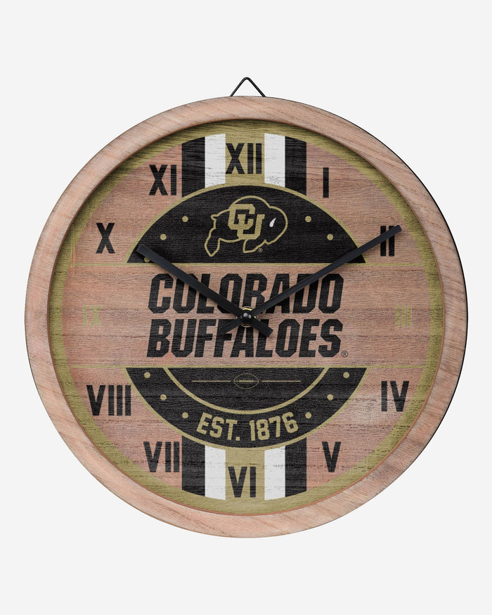 Colorado Buffaloes Barrel Wall Clock FOCO - FOCO.com