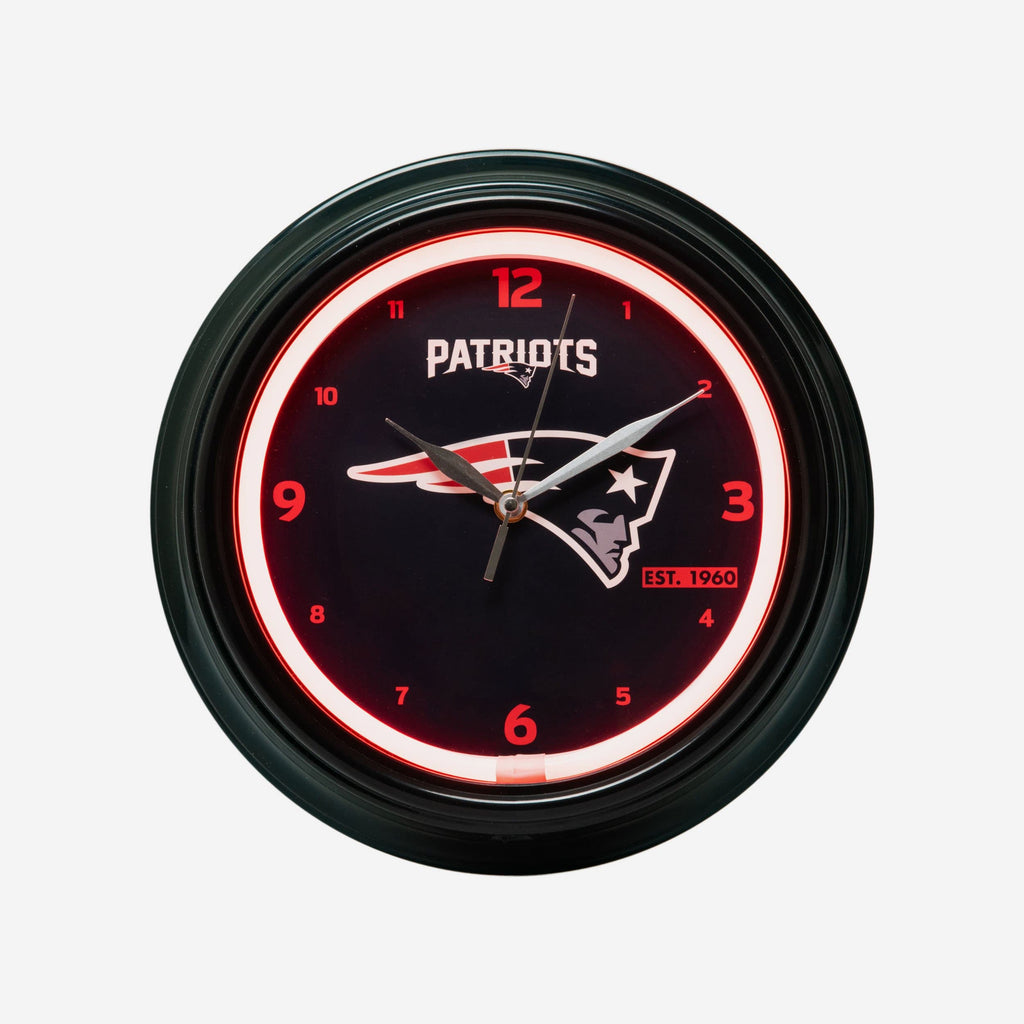 New England Patriots LED Gametime Clock FOCO - FOCO.com