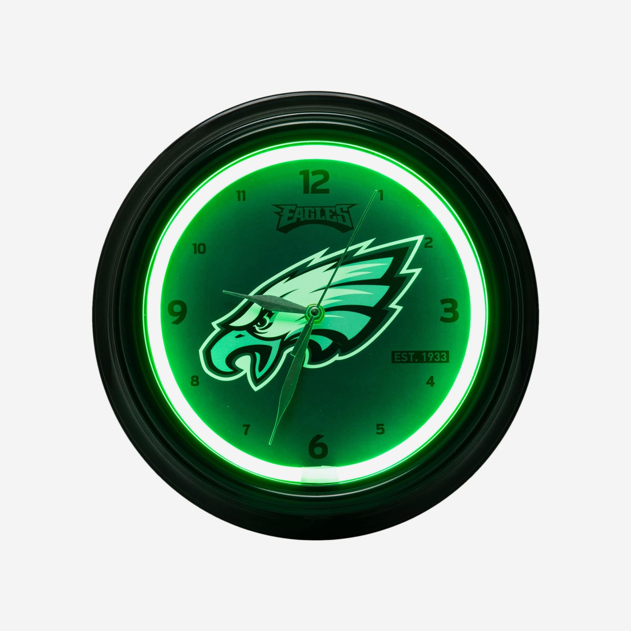 Philadelphia Eagles 14 Neon Clock