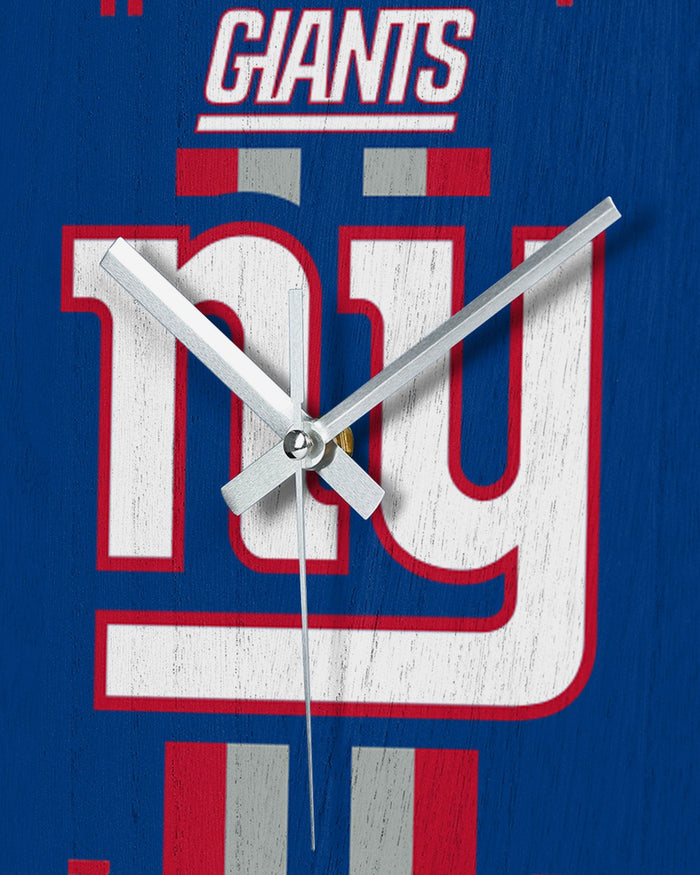 New York Giants Team Stripe Clock FOCO - FOCO.com