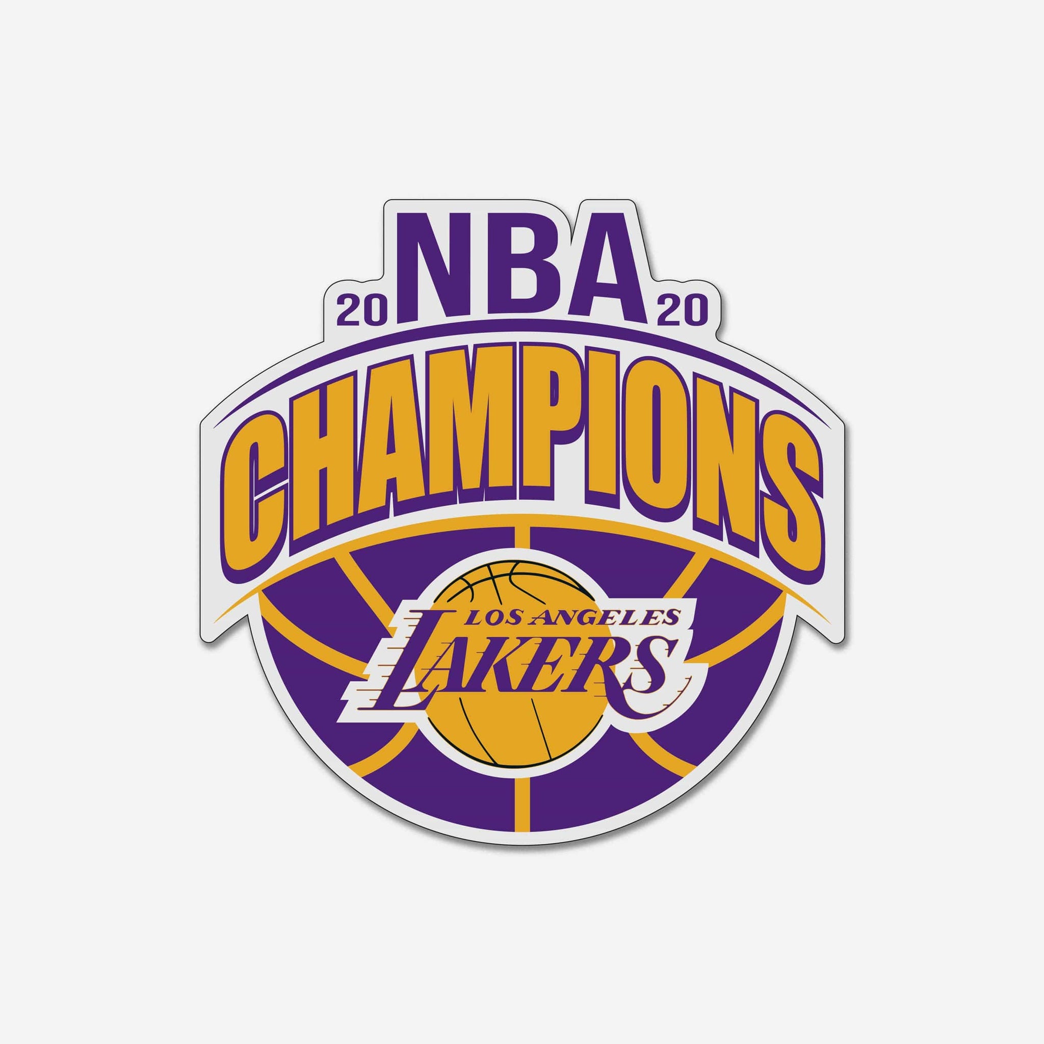 Los Angeles Lakers 2020 NBA Champions Magnet FOCO